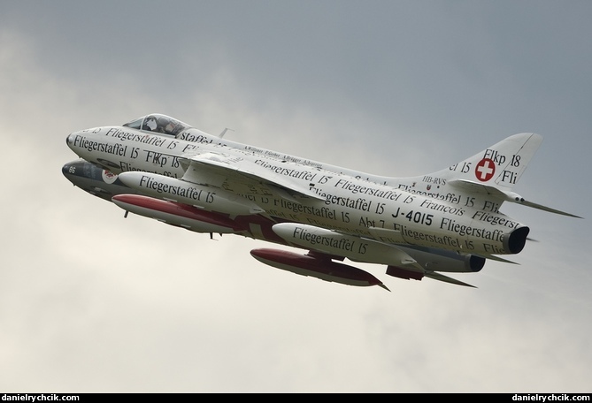 Pair of Hawker Hunters