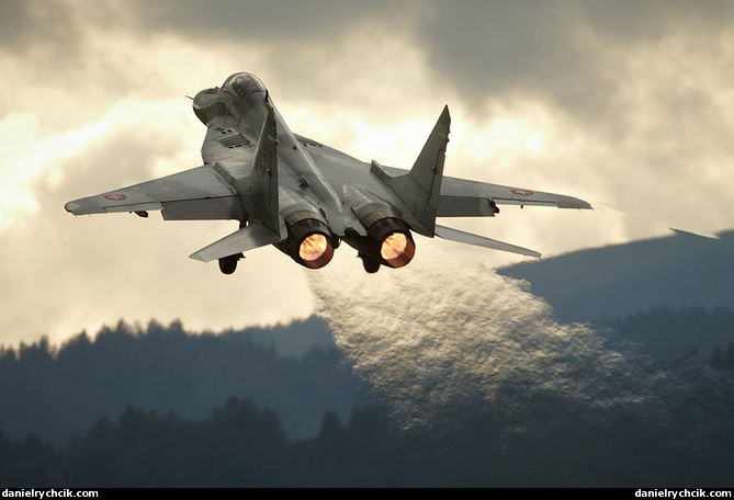 Mikoyan-Gurevich MiG-29 (Slovak Air Force solo display)