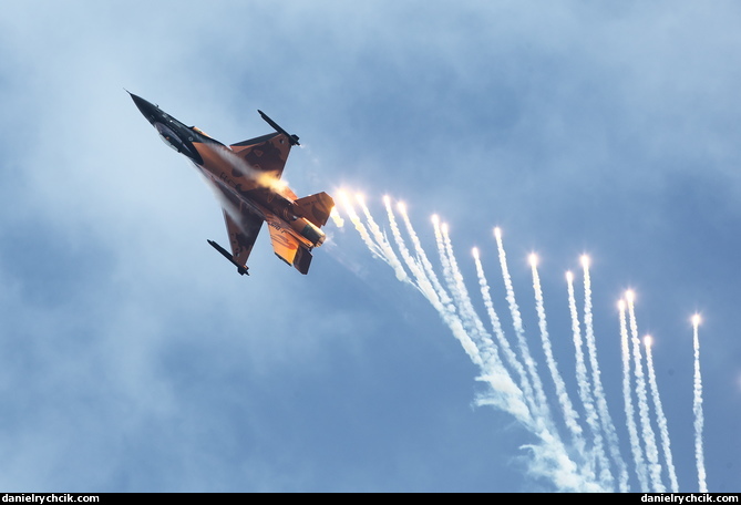 General Dynamics F-16AM Fighting Falcon - RNLAF solo display