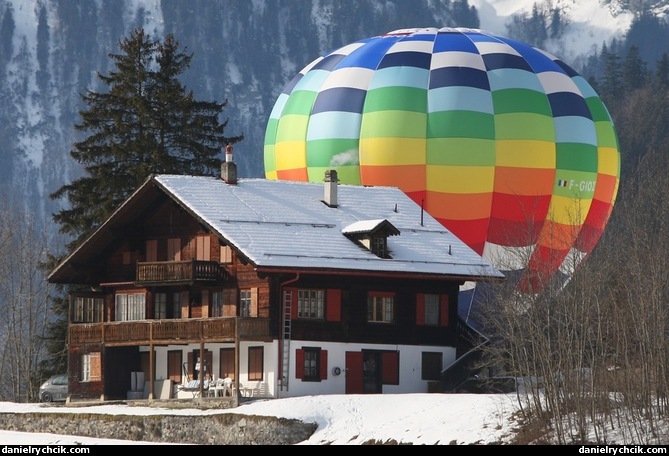 Festival de ballons, Chateau d'Oex 2010