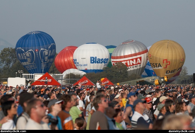 Hot air balloons