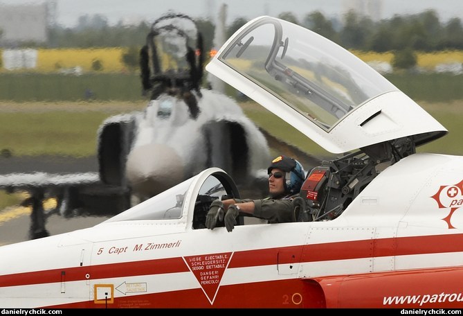 Pilot of the Patrouille Suisse