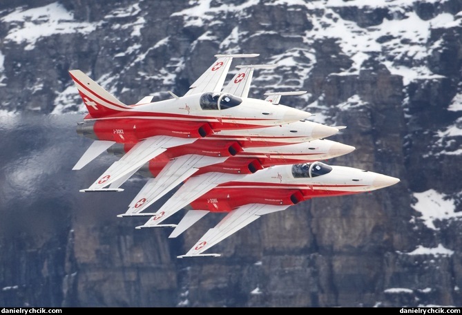 'Shadow' of the Patrouille Suisse