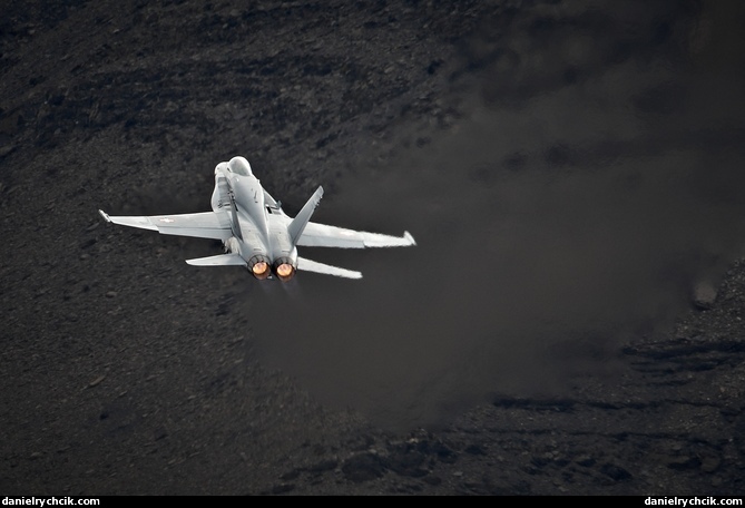 F/A-18C solo display