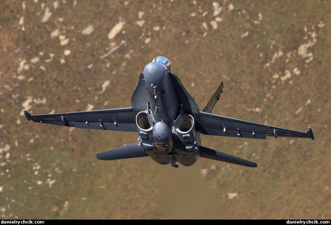 F-18C Hornet pulling towards Wildgärst