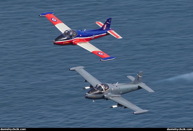 Jet Provost and BAC Strikemaster formation