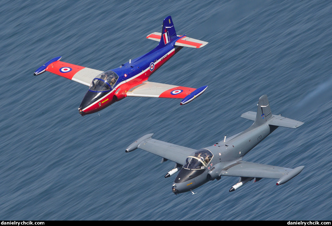 Jet Provost and BAC Strikemaster formation