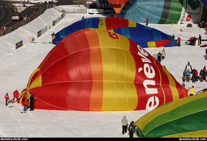 Festival de ballons, Chateau d'Oex 2010