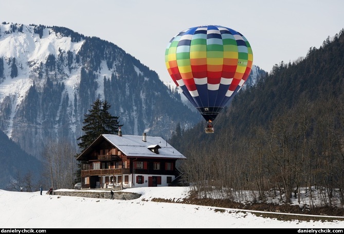 Festival de ballons, Chateau d'Oex 2010