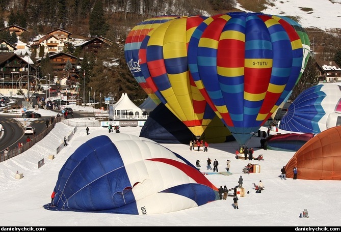 Festival de ballons, Chateau d'Oex 2010