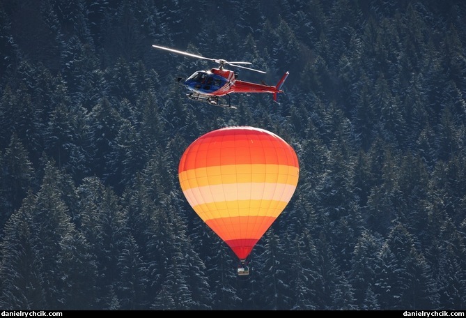 Festival de ballons, Chateau d'Oex 2010