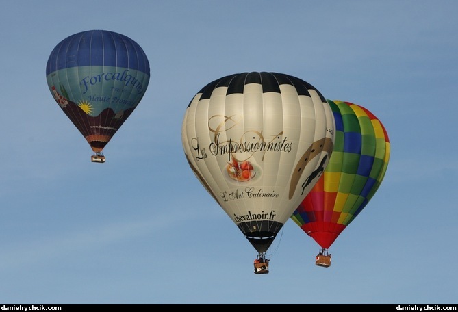 Festival de ballons, Chateau d'Oex 2010