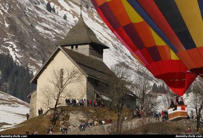 Festival de ballons, Chateau d'Oex 2010