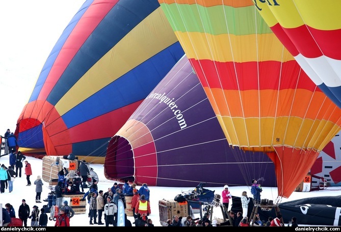 Festival de ballons, Chateau d'Oex 2010