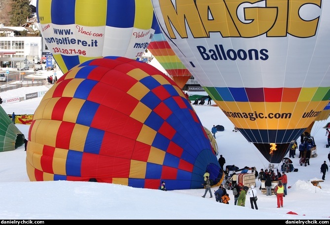 Festival de ballons, Chateau d'Oex 2010