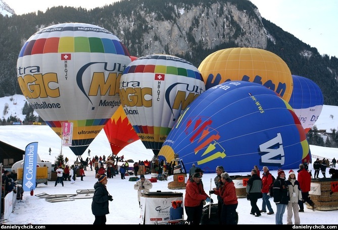 Festival de ballons, Chateau d'Oex 2010