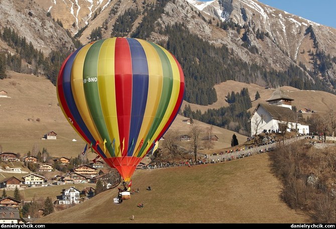 Balloons at Chateau d'Oex