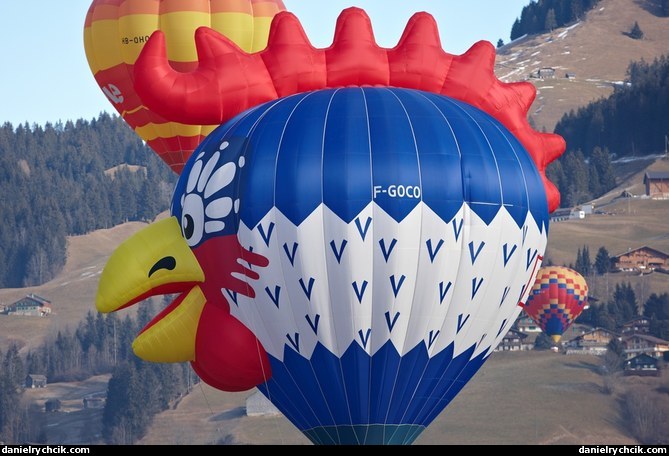 Balloons in Chateau d'Oex