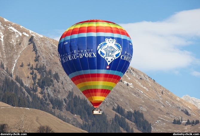 Balloons in Chateau d'Oex