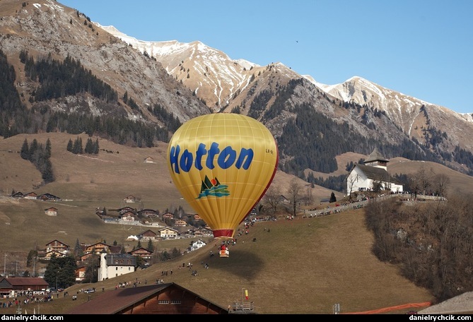 Balloons in Chateau d'Oex