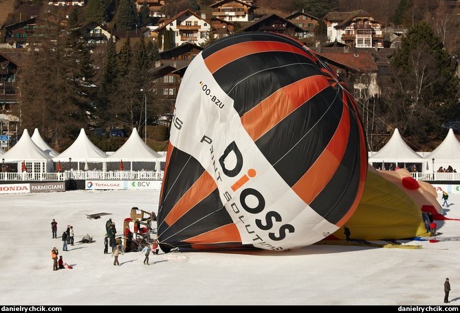 Balloons in Chateau d'Oex