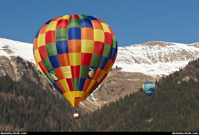 Balloons in Chateau d'Oex