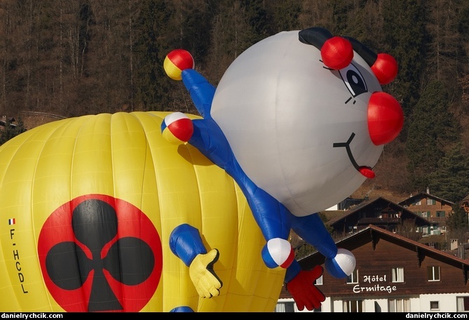 Balloons in Chateau d'Oex