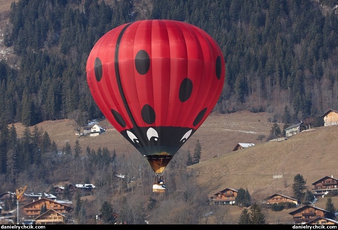 Balloons in Chateau d'Oex