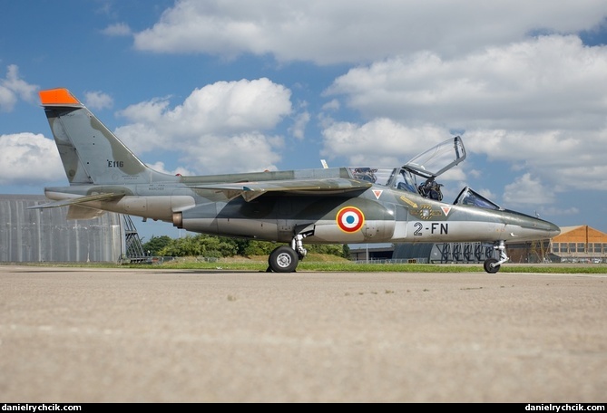 Alpha Jet on the static display