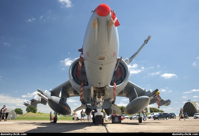 Harrier GR.7 on static display