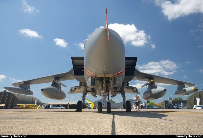 Panavia Tornado GR.4 on static display