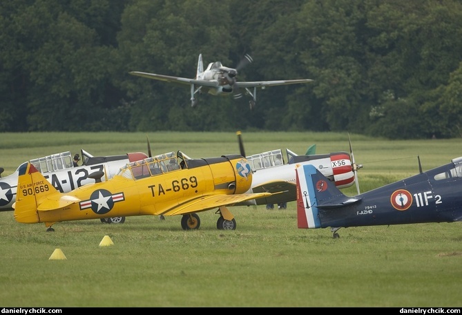 T-6 Texans and MS-406