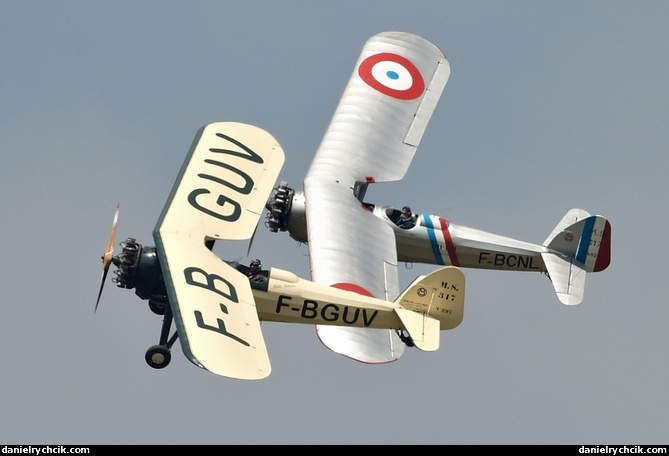 Two Morene MS-317 in formation