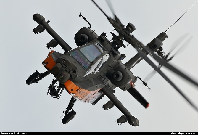 Dutch AH-64 Apache solo display