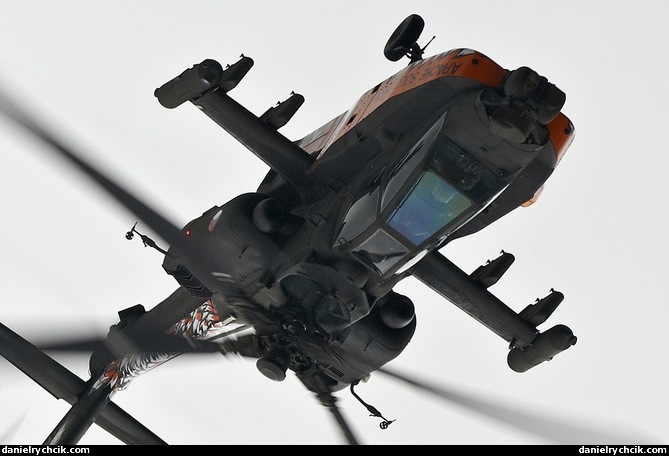 Dutch AH-64 Apache solo display