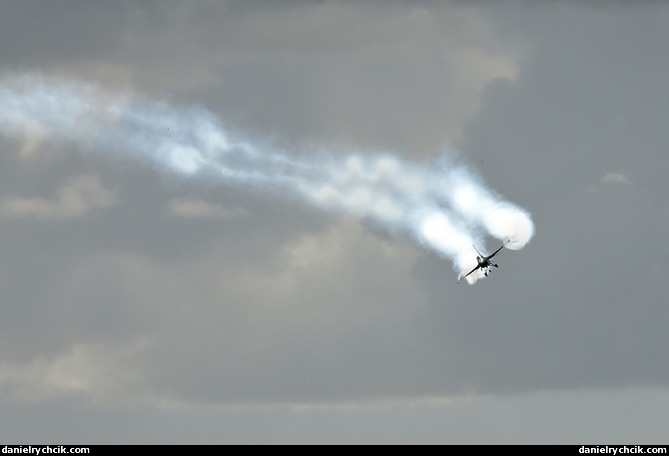 Belgian F-16C solo display