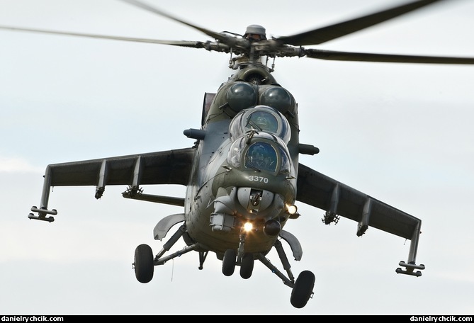 Czech Mil Mi-24 solo display