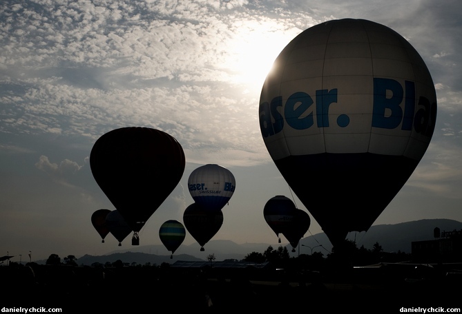 Hot air balloons