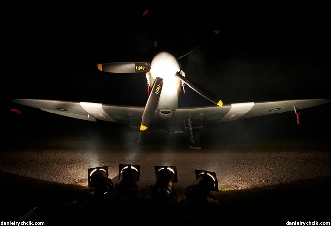 Spitfire PR19 by night