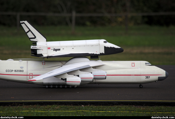 An-225 Mriya carrying Buran space shuttle