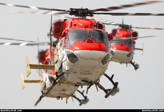 Sarang display team (HAL Dhruv)