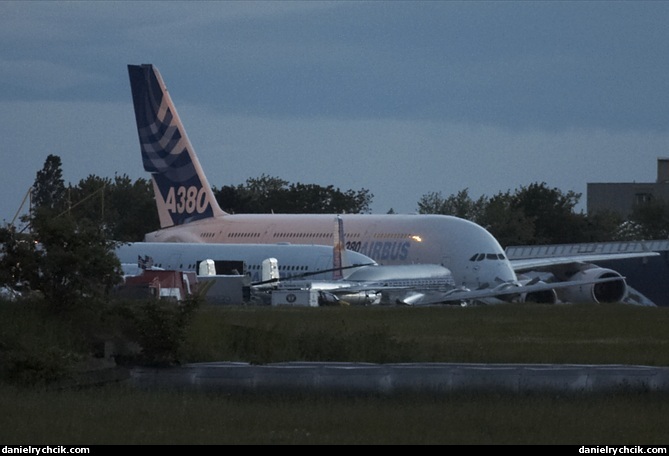 Static display at night