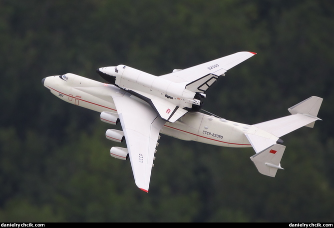 Antonov An-225 Mriya with Buran Space Shuttle