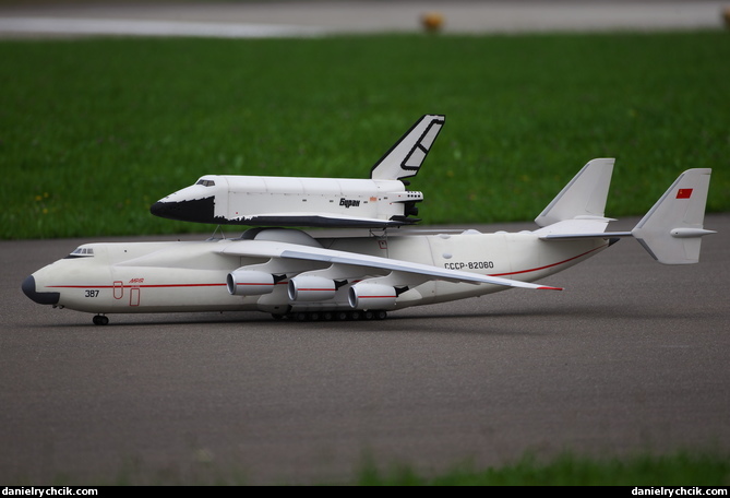 Antonov An-225 Mriya with Buran Space Shuttle