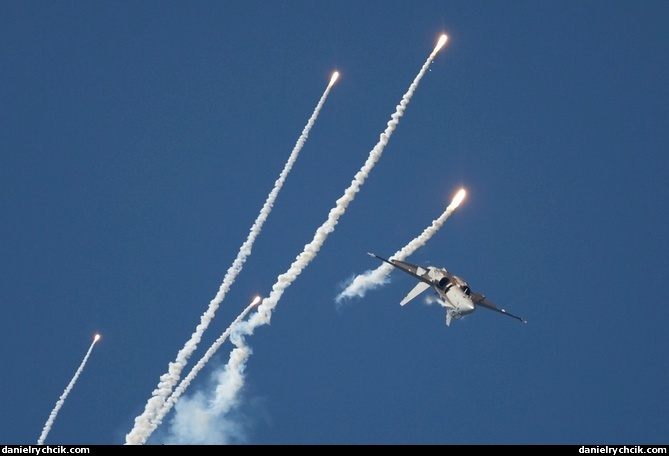 Finnish F/A-18C solo display
