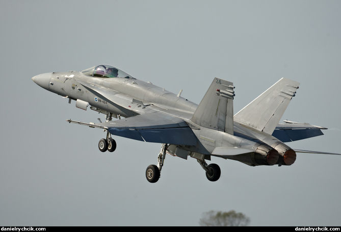 F/A-18C solo display (Finnish Air Force)