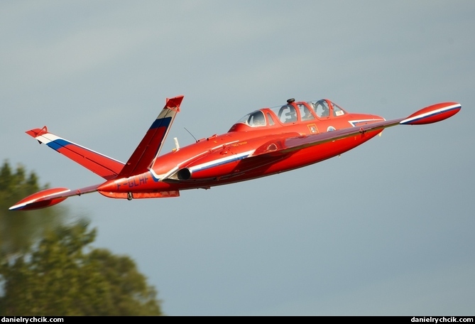 Fouga Magister solo display