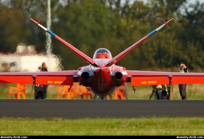 Fouga Magister solo display