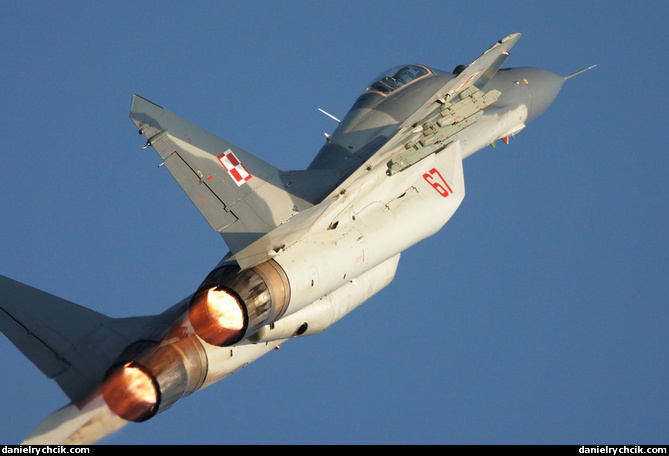 MiG-29 display (Polish Air Force)