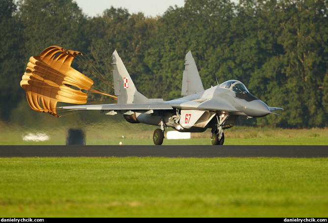 MiG-29 display (Polish Air Force)